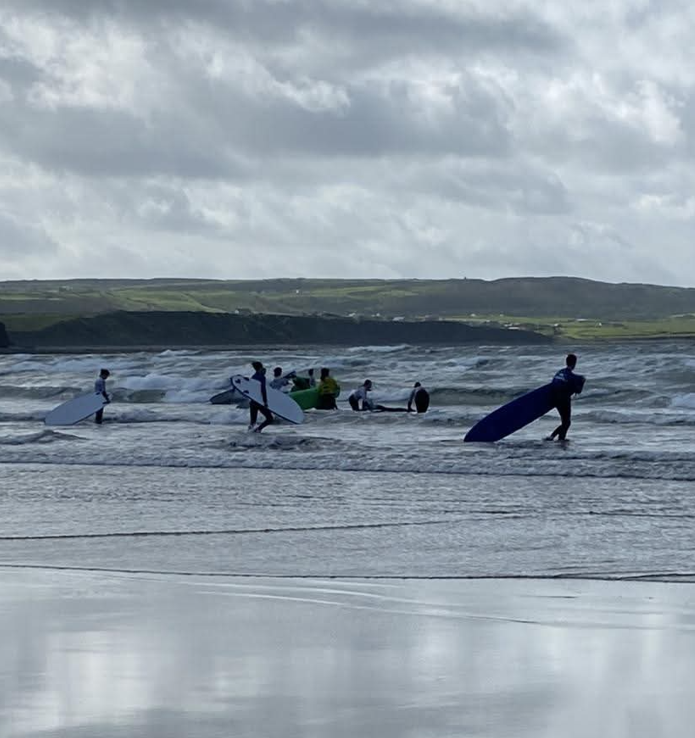Surfing Lahinch