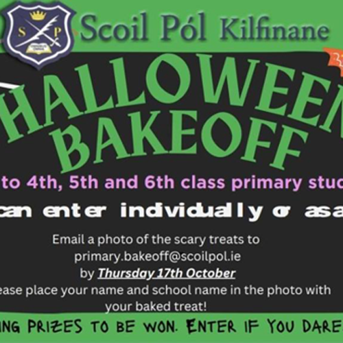 Scoil Pól Primary School Halloween Bake Off